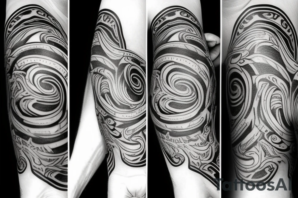 Sliced ear tattoo idea