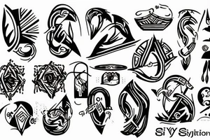 Greek sisyphus tattoo idea