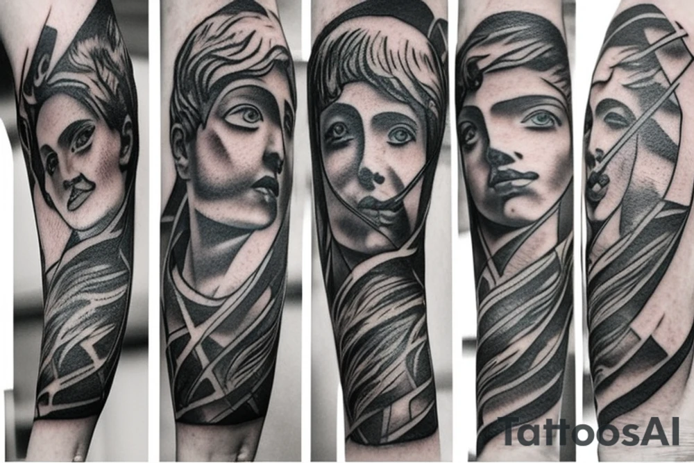 Greek god tattoo idea