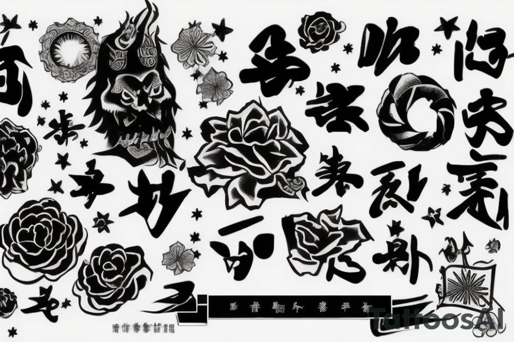 拿着天平的阿努比斯金字塔和陨石 tattoo idea