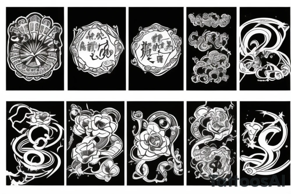 金字塔和陨石 tattoo idea