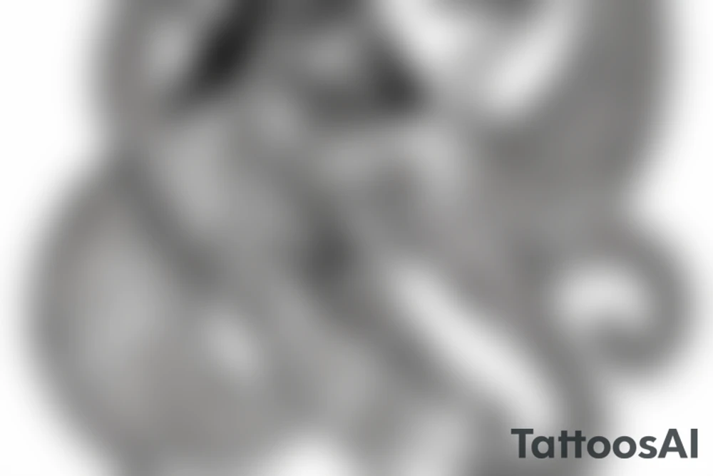Anubis holding scales tattoo idea