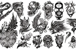 Burning man tattoo idea