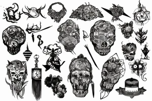 Burning man tattoo idea