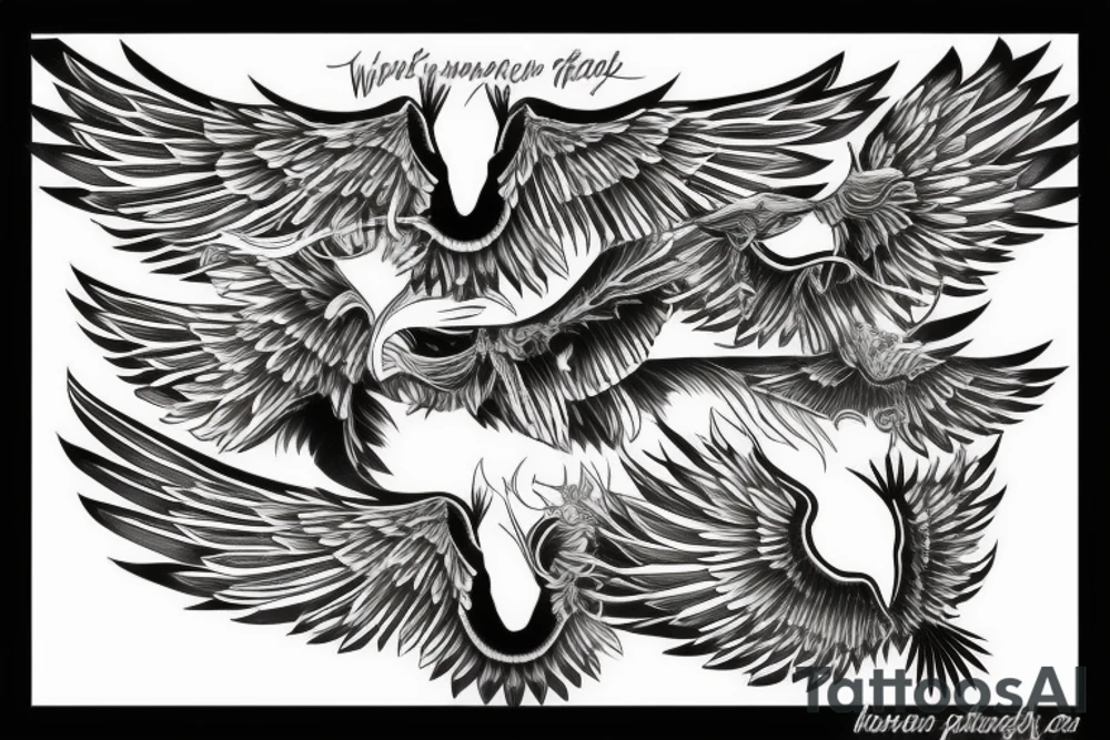 wings tattoo idea