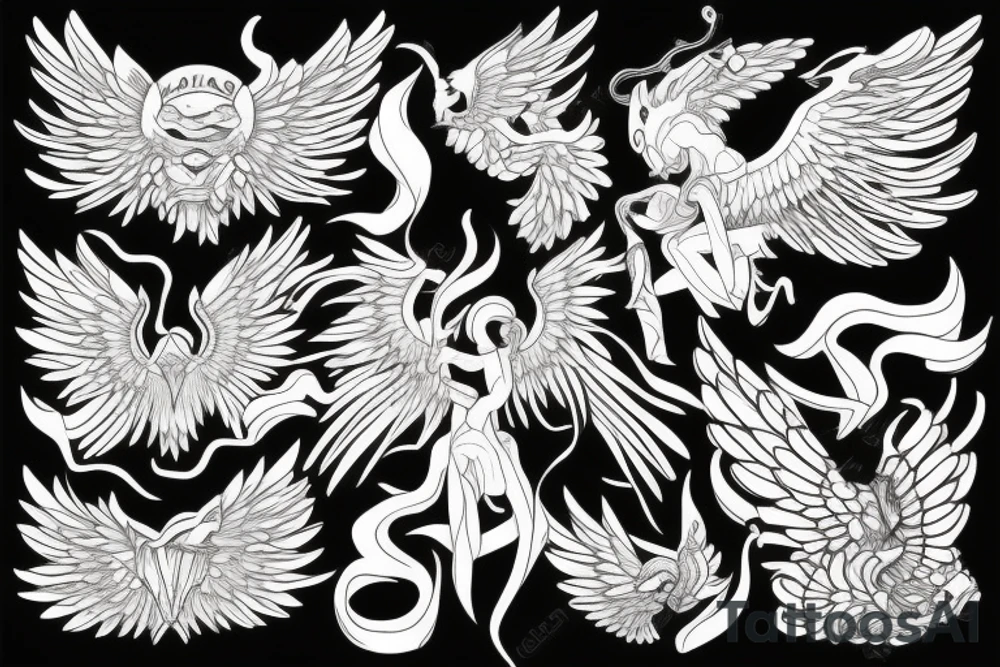 wings tattoo idea