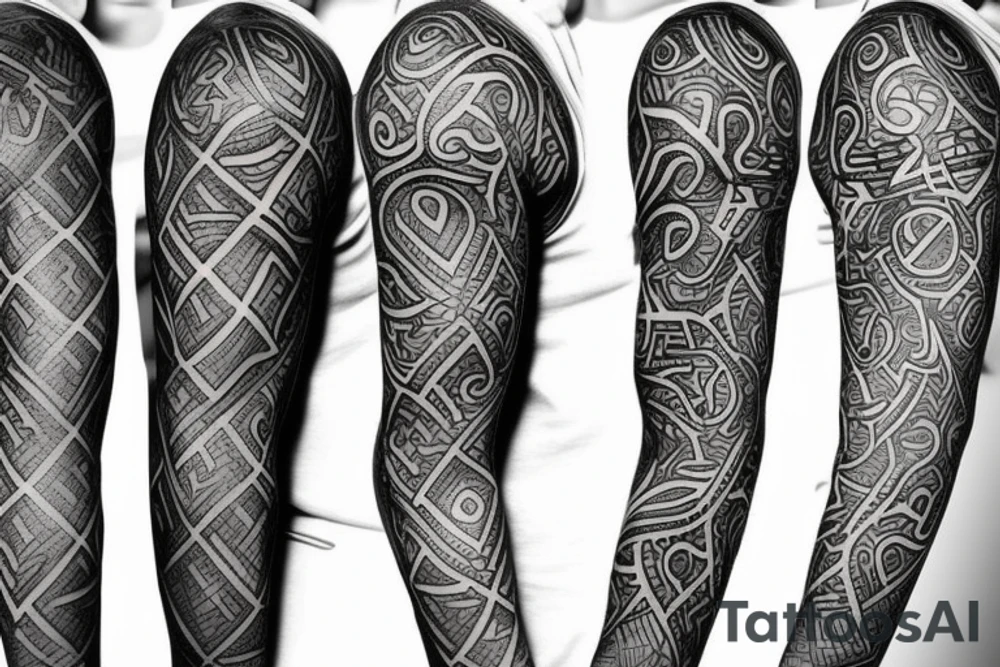 Tatto for the left upper arm and chest that has a cheetah, a snake and some geometrical pattern tattoo idea