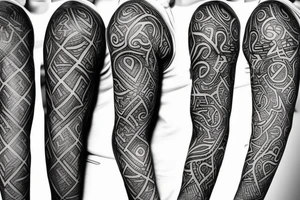 Tatto for the left upper arm and chest that has a cheetah, a snake and some geometrical pattern tattoo idea