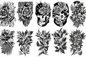 plants tattoo idea