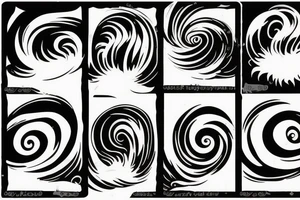 Wave on a backboard tattoo idea