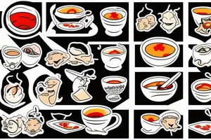 A bowl of miso soup tattoo idea