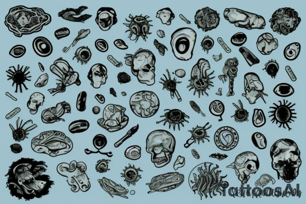 Bacteria tattoo idea