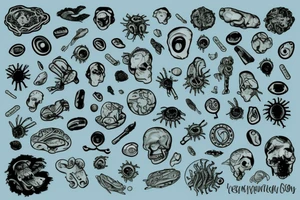 Bacteria tattoo idea