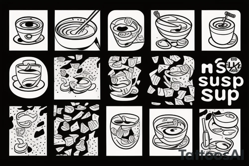 Miso soup tattoo idea