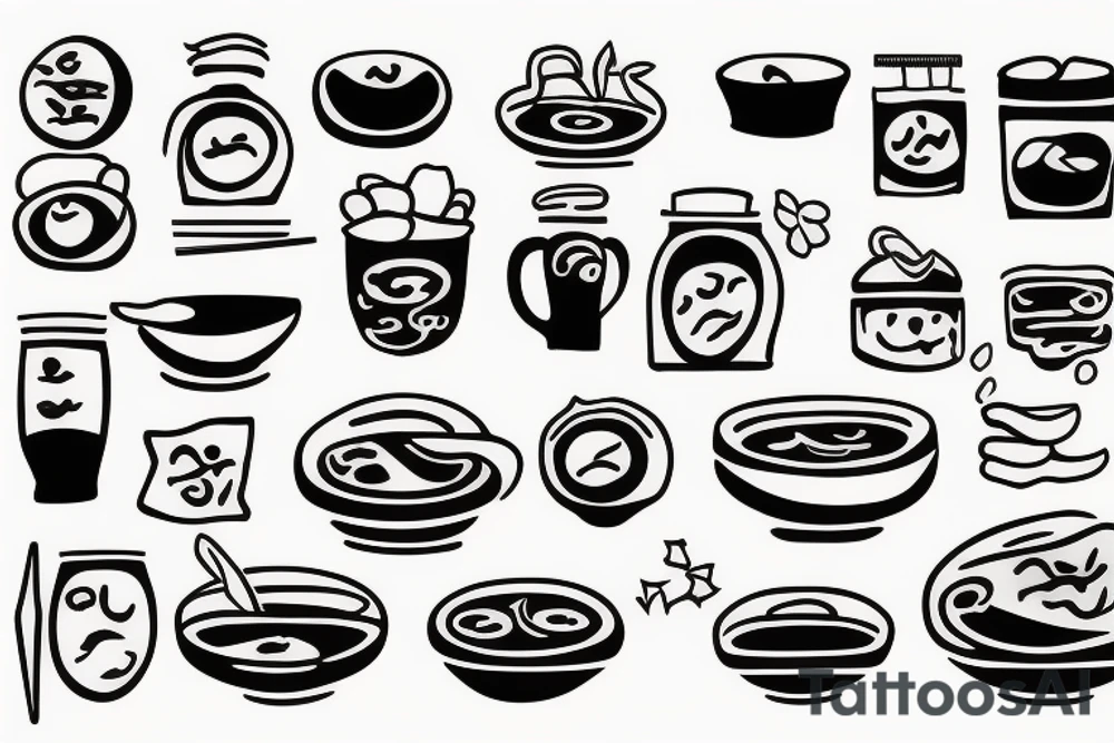 Miso soup tattoo idea