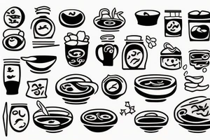 Miso soup tattoo idea