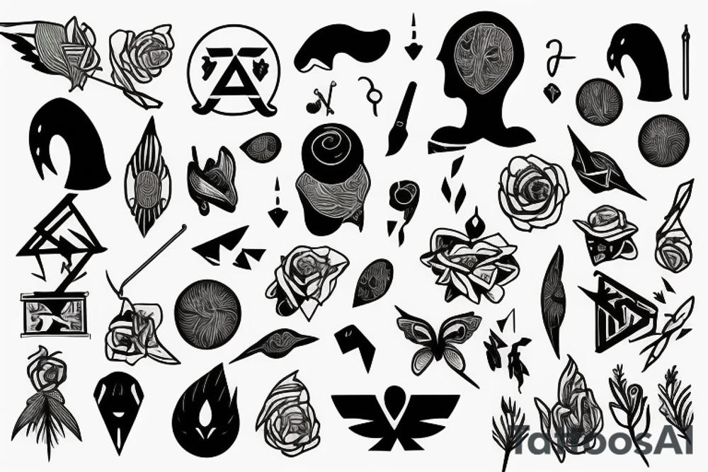 Among us tattoo idea
