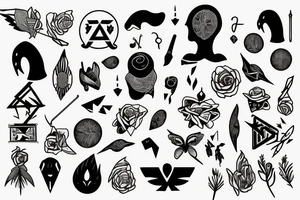 Among us tattoo idea