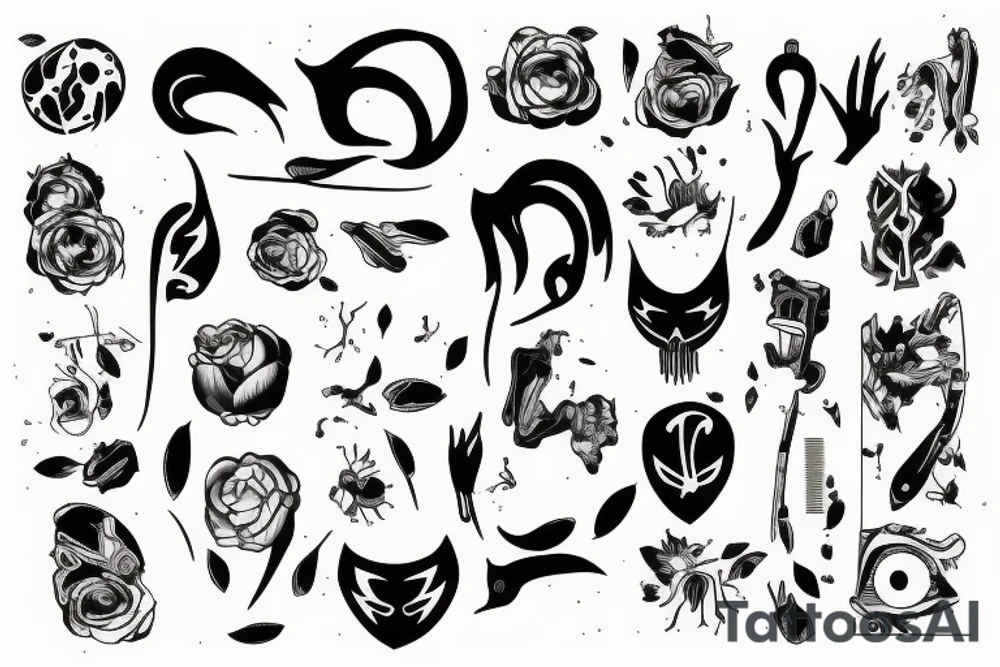 Among us tattoo idea