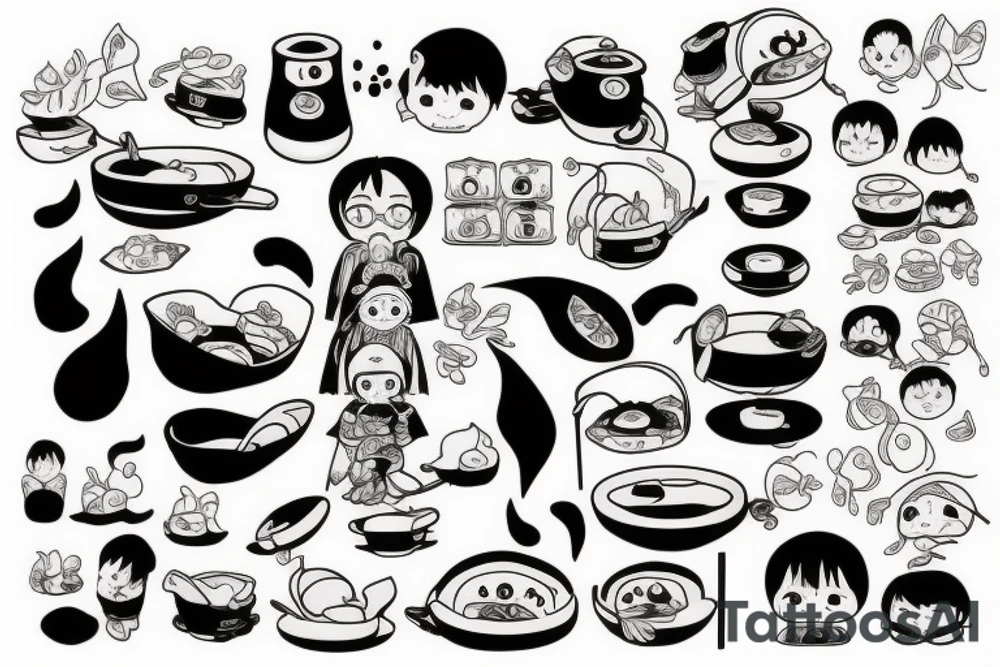 Miso soup tattoo idea