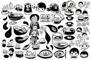 Miso soup tattoo idea