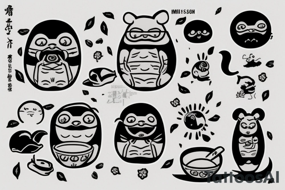 Miso soup tattoo idea