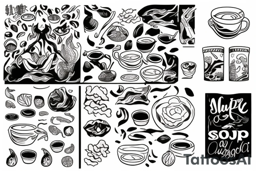 Miso soup tattoo idea