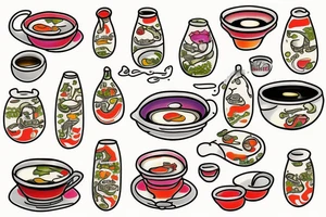 Miso soup tattoo idea