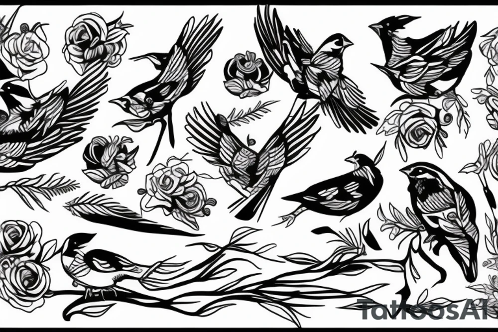 sparrow tattoo idea