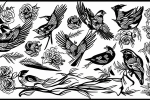 sparrow tattoo idea