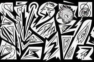 Grateful Dead lightning bolt tattoo idea