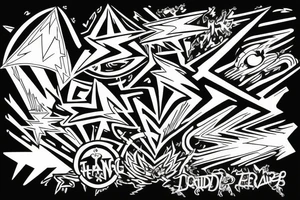 Grateful Dead lightning bolt tattoo idea