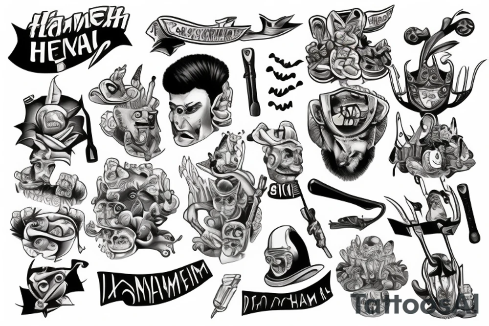 Hebrew Hammer tattoo idea