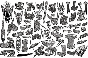Thor hammer tattoo idea