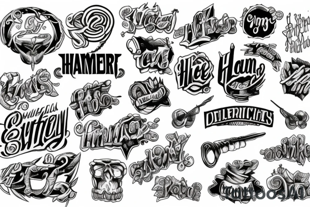 Hammer Core tattoo idea