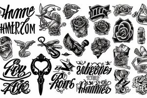 Hammer Core tattoo idea