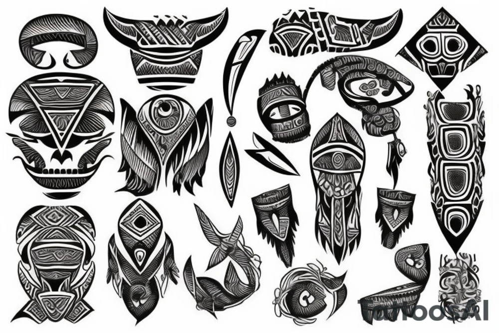 tribal tattoo idea