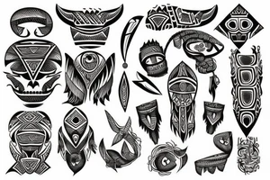 tribal tattoo idea