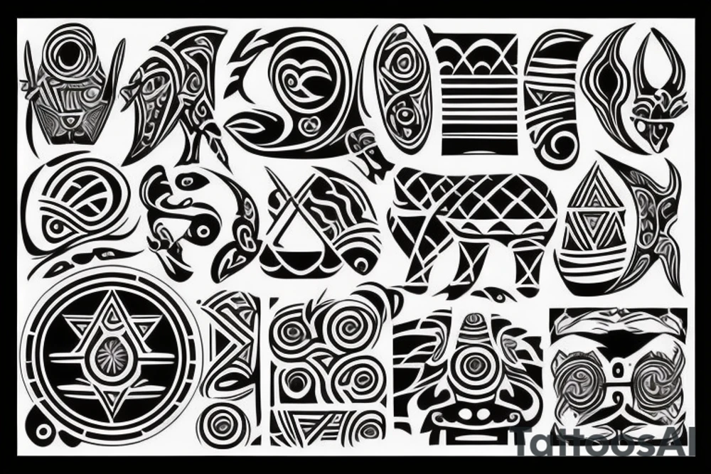 tribal tattoo idea
