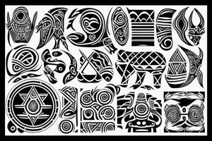 tribal tattoo idea