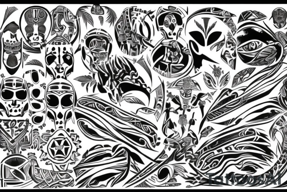tribal tattoo idea