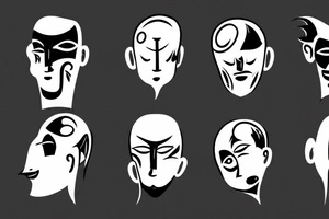 man removing mask tattoo idea
