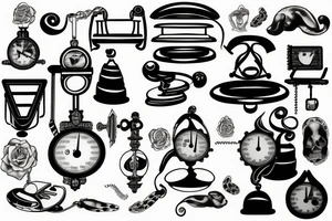 Weighing scales tattoo idea