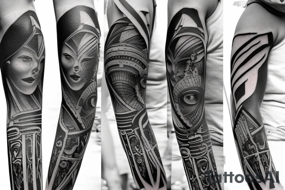 gladiator tattoo idea