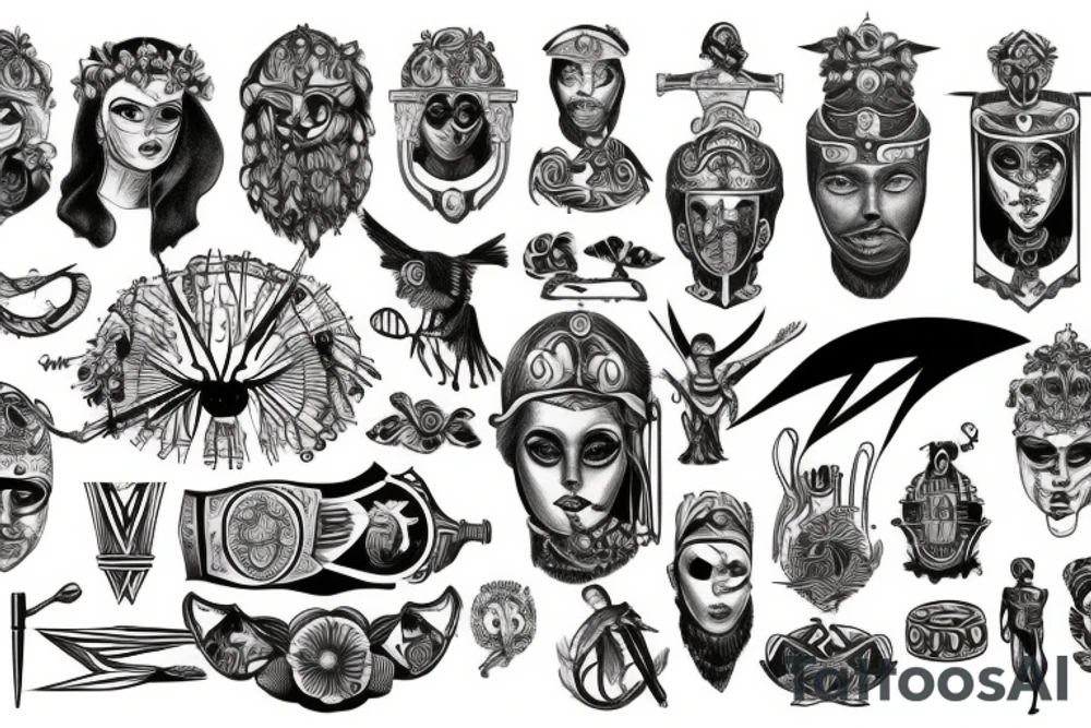 gladiator tattoo idea