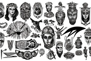 gladiator tattoo idea