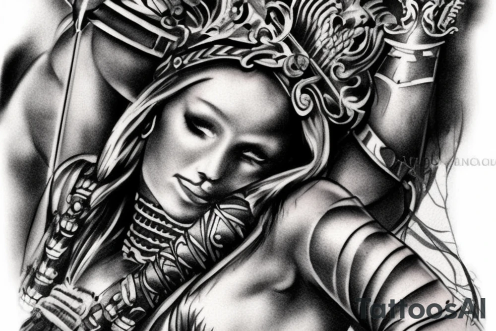 gladiator tattoo idea