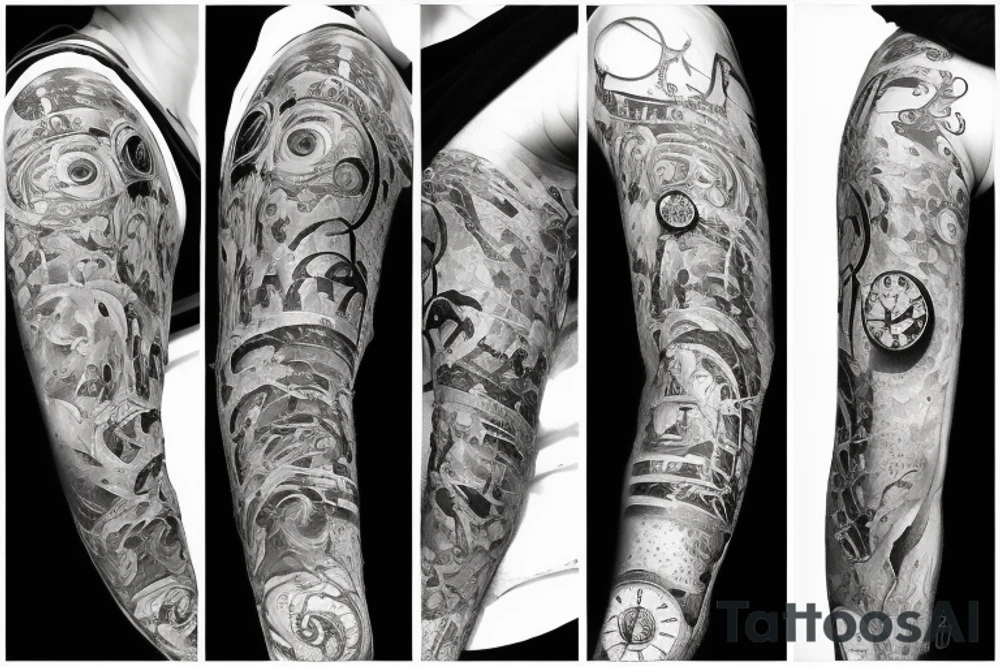 clock tattoo idea