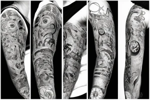 clock tattoo idea