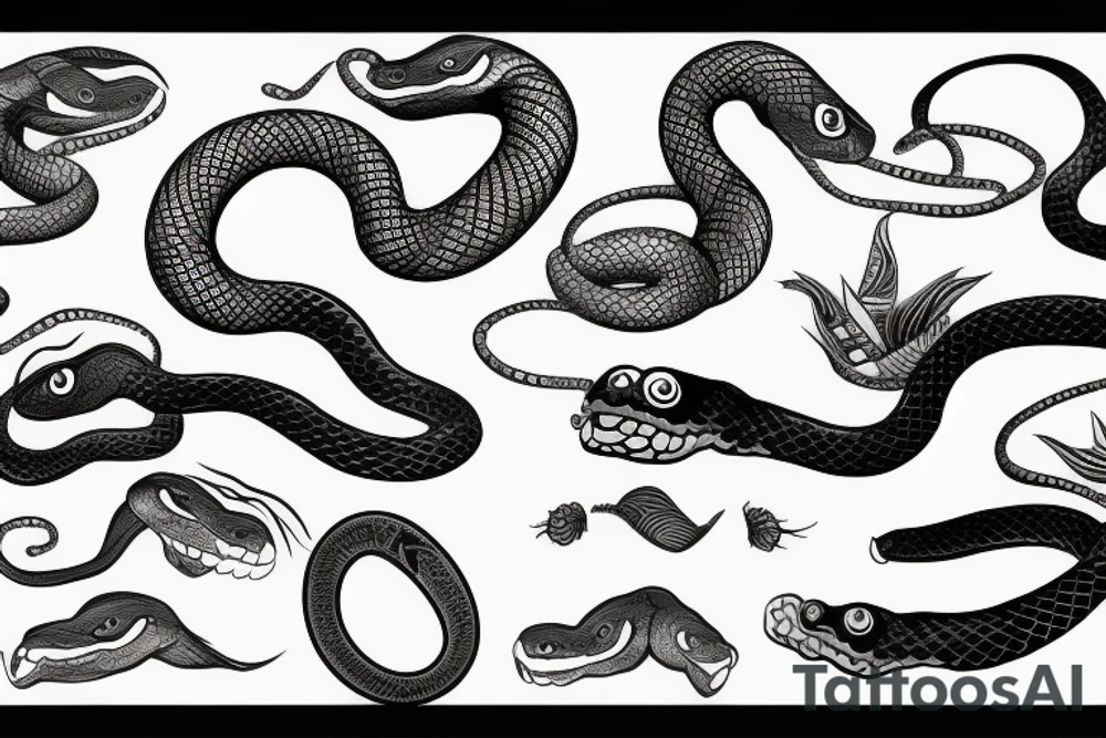 snake tattoo idea